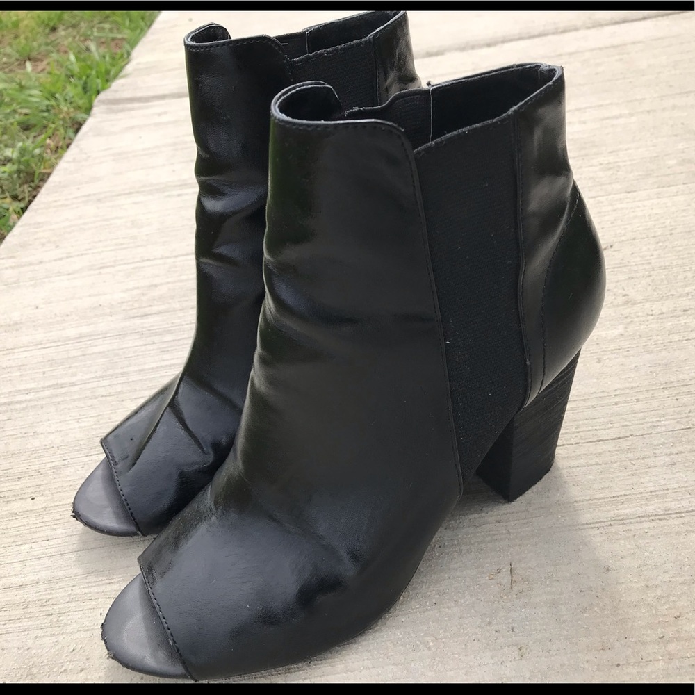 Cute black booties